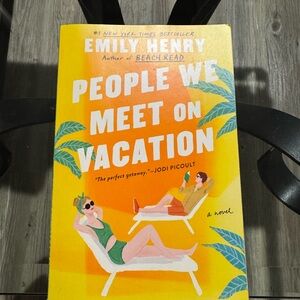 People We Meet On Vacation - Yellow Paperback Novel